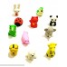 BAIVYLE 20PCS Mini Fun Animal erasers for Kids -Pencil Erasers Zoo Animal Erasers Puzzle Erasers for Party Favors Games Prizes Carnivals and School Supplies Animal Erasers B01MDN3S6K